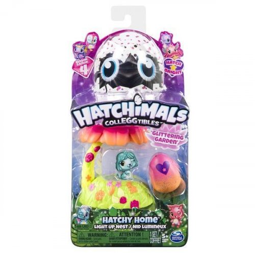 Игровой набор Hatchimals домик-гнездо со светом сад